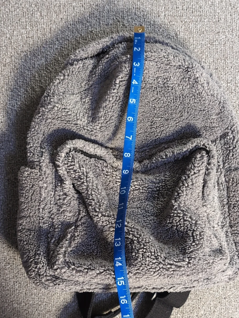 Urban Outritters Teddy Fleece Backback In Gray